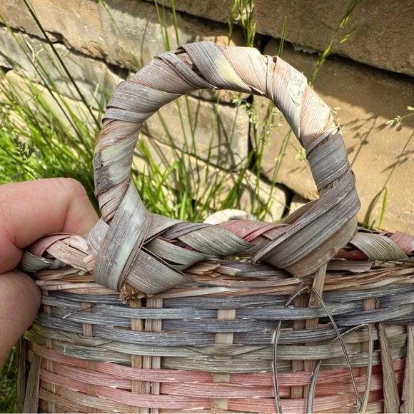 Multicolor Woven Basket - Picture 8 of 8